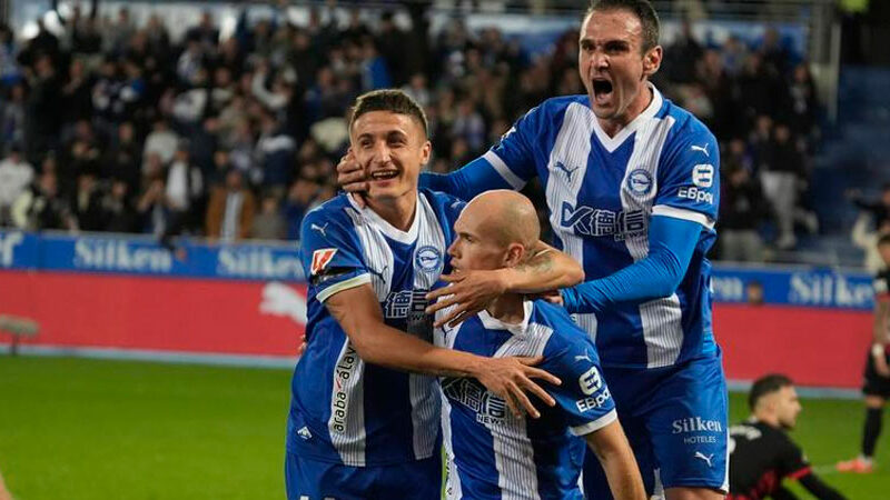 El Alavés consigue una victoria necesaria en el tramo final del partido (1-0)