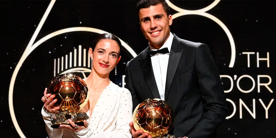 ESPAÑA ES DE ORO!! Aitana y Rodrigo hacen historia al alzarse con el Balón de Oro